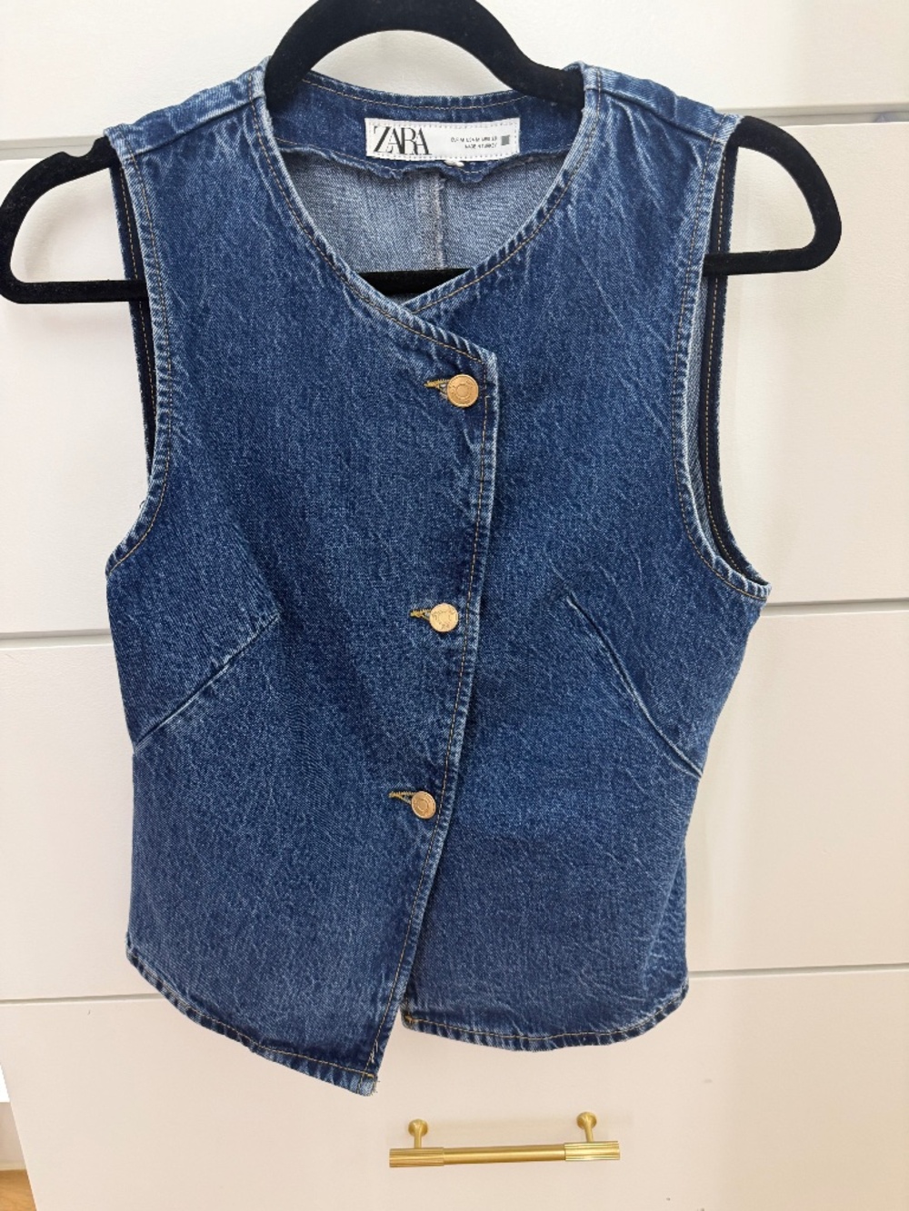 Zara Denim Top